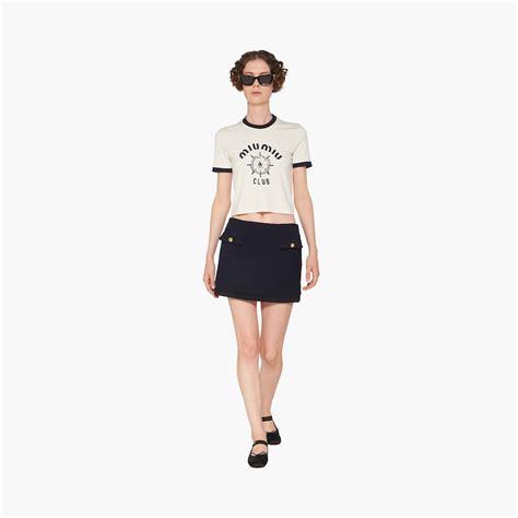 miu miu t shirt sale|miumiu sweatshirts for women.